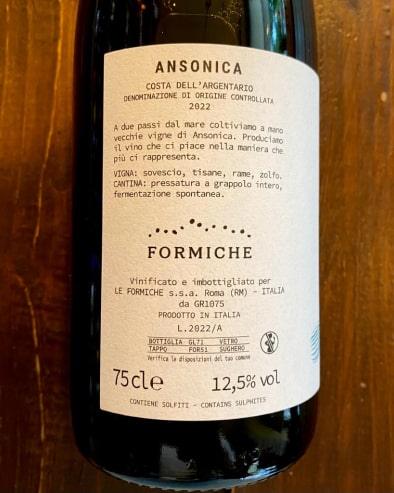 Ansonica DOC Costa dell'Argentario 2022