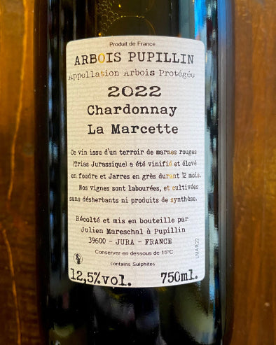 Arbois Pupillin La Marcette 2022