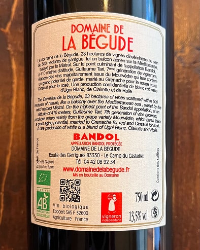 Bandol Rouge 2019