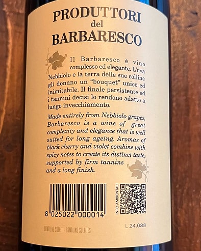 Barbaresco 2021