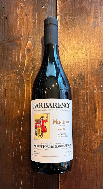 Barbaresco Montefico Riserva 2020