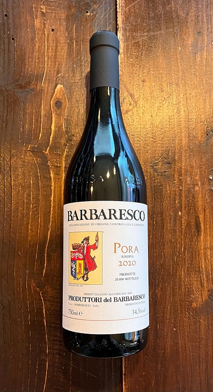 Barbaresco Pora Riserva 2020