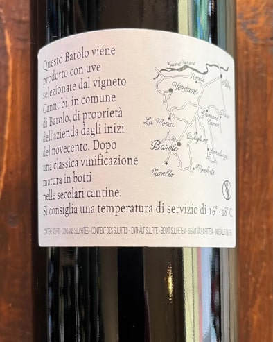 Barolo Cannubi 2018