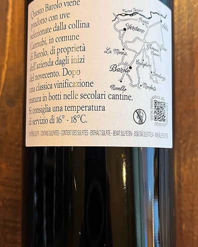 Barolo Cannubi 2020