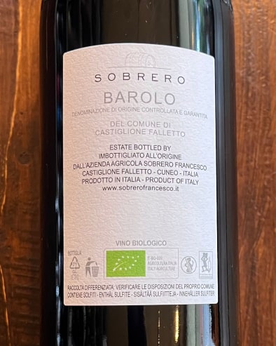 Barolo "Ciabot Tanasio" 2019