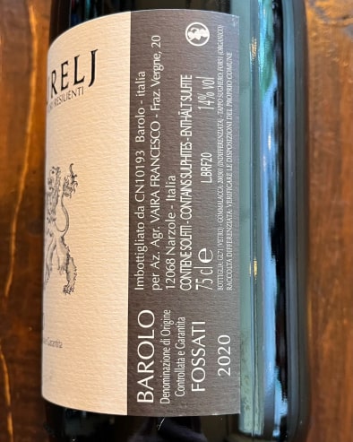 Barolo Fossati 2020