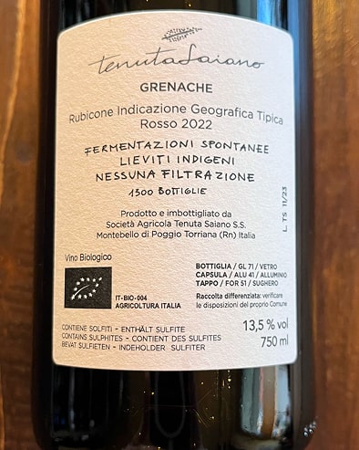 Barrique Is (Almost) Dead Grenache 2022