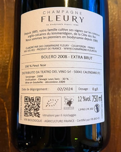 Boléro Extra Brut 2008 Deg.02/24