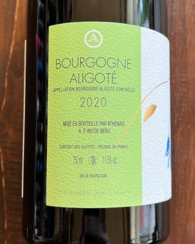 Bourgogne Aligoté 2020