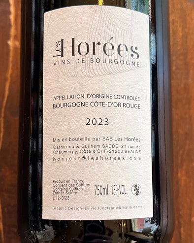 Bourgogne Rouge Des Six Ifs 2023