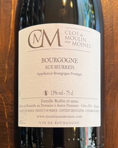 Bourgogne aux Seurrets 2020