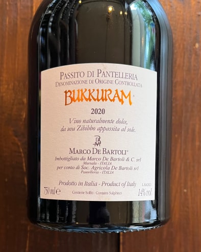 Bukkuram Sole d'Agosto Passito di Pantelleria