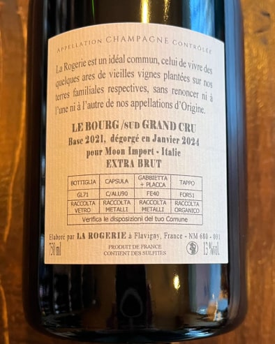 Burg/Sud Grand Cru Réserve Perpétuelle Deg.01/24