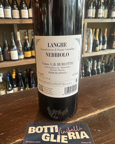 Langhe Nebbiolo 2024 - Bottiglieria del Borgo
