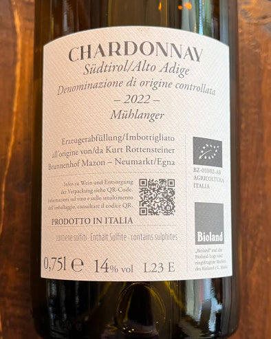Chardonnay Muhlanger 2022