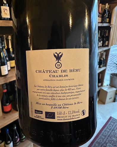 Chablis Terroirs de Bèru 2021 Magnum