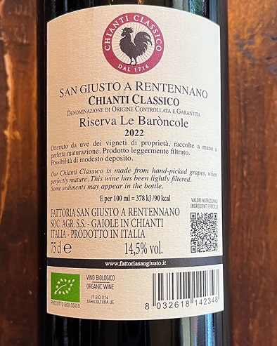 Chianti Riserva Le Baroncole 2022