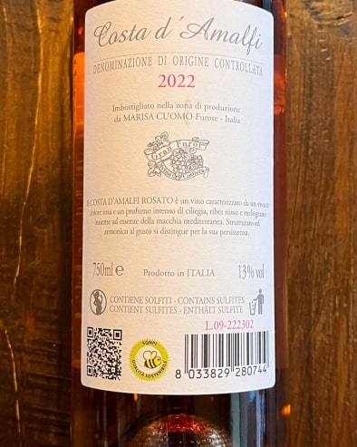 Costa d'Amalfi Rosato 2022