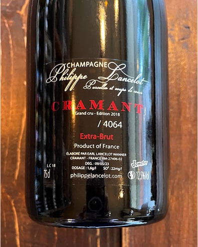 Cramant Grand Cru 2018