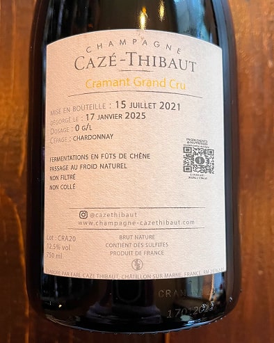 Cramant Grand Cru Nature 2020