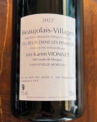 Du Beur dans les Pinards 2022