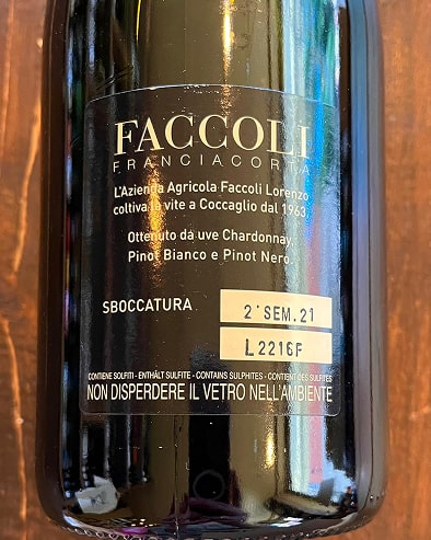 Franciacorta Dosaggio Zero 2016