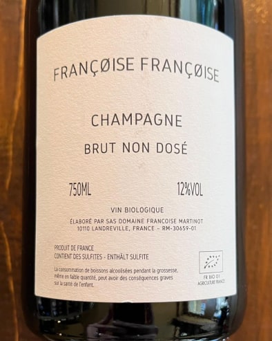 Francoise FF.13 Brut Non Dosé Deg 04/22