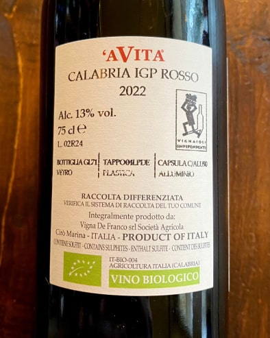 Il Rosso Calabria IGP 2022