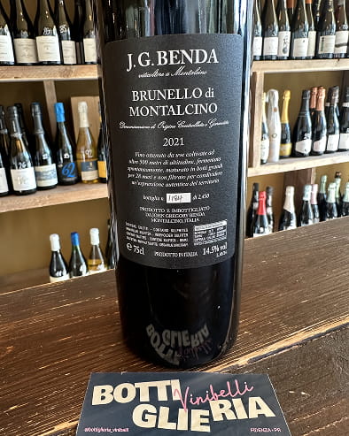 Brunello di Montalcino 2021 - Bottiglieria del Borgo