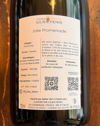Jolie Promenade Brut Nature Deg.06/24