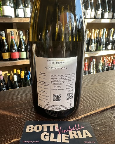 Jolie Promenade Brut Nature V.2022 - Bottiglieria del Borgo