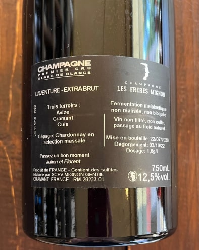 L'Aventure Blanc de Blancs Deg.10/22