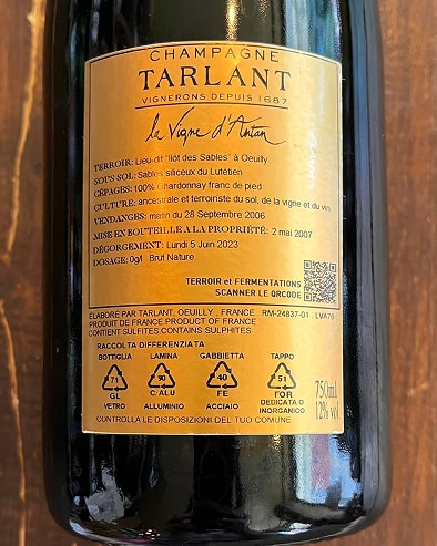 La Vigne d'Antan Blanc de Blancs 2006 Deg.06/23