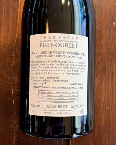 Les Vignes de Vrigny Extra Brut Deg.01/23