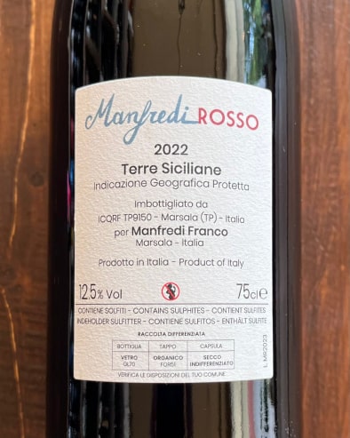 Manfredi Rosso 2022