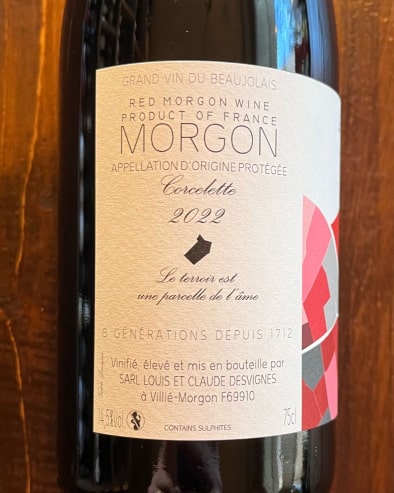 Morgon Corcelette 2022