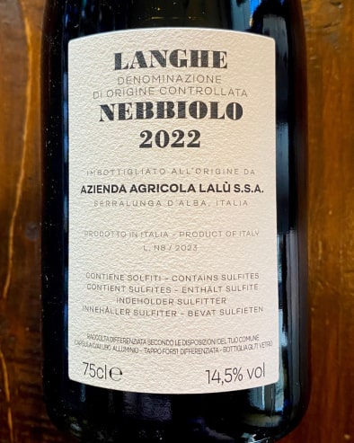 Nebbiolo 2022