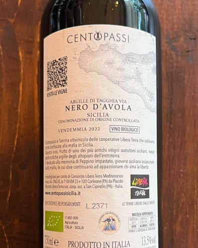 Nero d'Avola Argille di Tagghia 2022