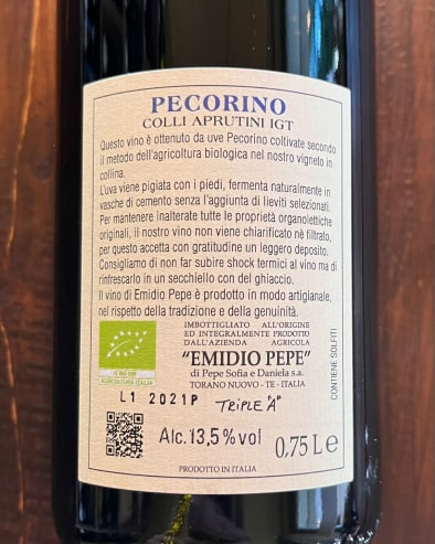 Pecorino 2021