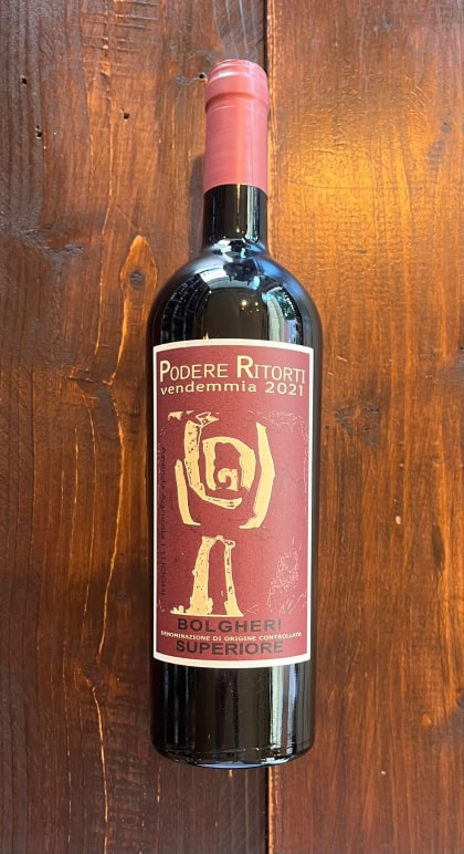 Podere Ritorti 2021 Bolgheri Superiore Doc