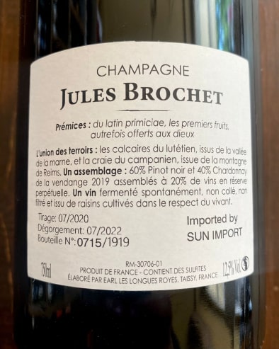 Premices Extra Brut Deg.07/22