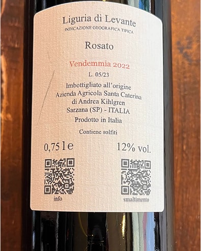 Rosato Liguria di Levante 2022