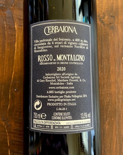 Rosso di Montalcino 2020
