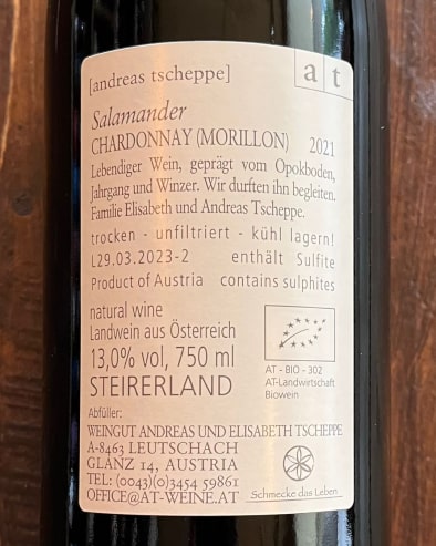 Salamander Chardonnay 2021