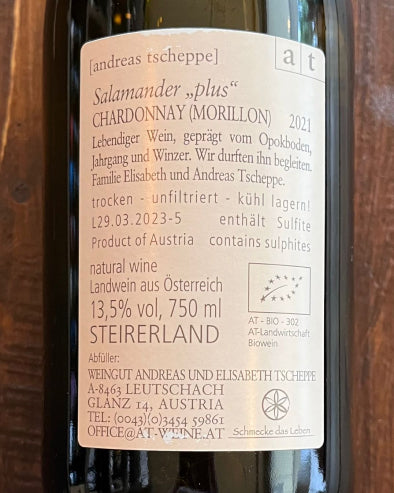 Salamander Chardonnay PLUS 2021