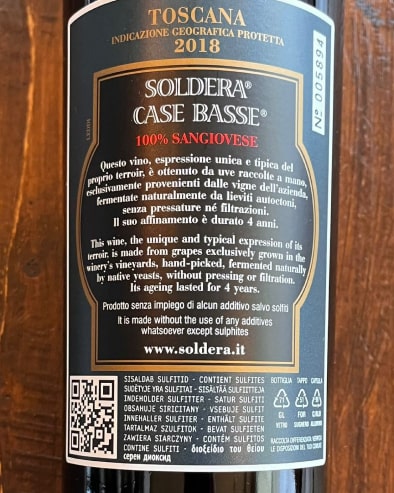Sangiovese Case Basse 2018