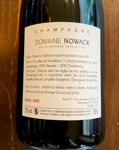 Extra brut SA Deg.01/23