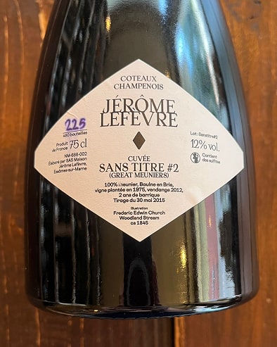 Sans Titre #2 2012 Coteaux Champenoise