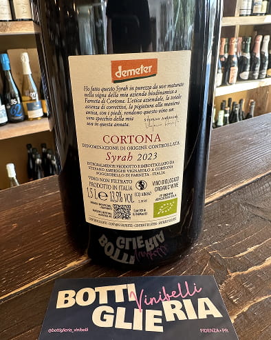 Syrah Cortona 2023 Magnum - Bottiglieria del Borgo