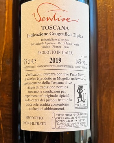 Ventisei Pinot Nero 2019